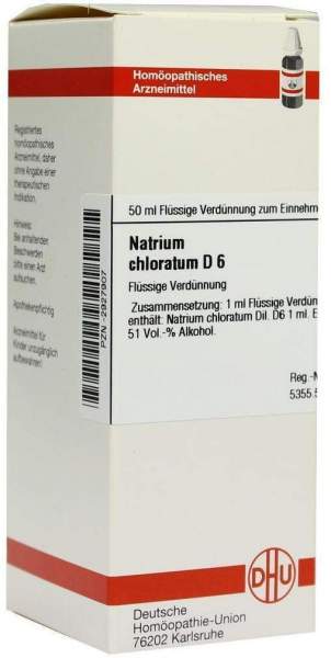 Natrium Chloratum D6 50 ml Dilution
