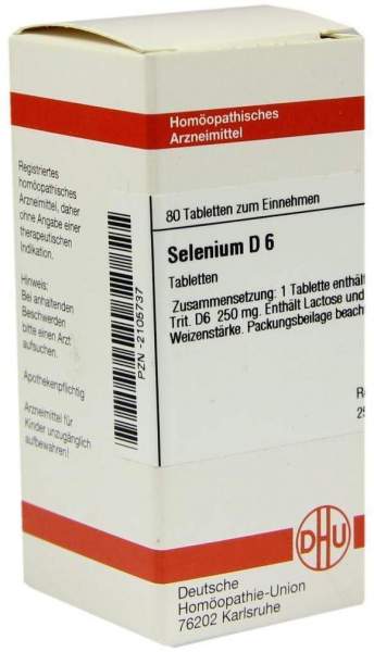 Selenium D6 Tabletten 80 Tabletten