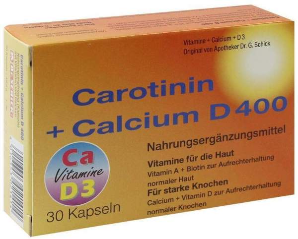 Carotinin + Calcium D 400 30 Kapseln