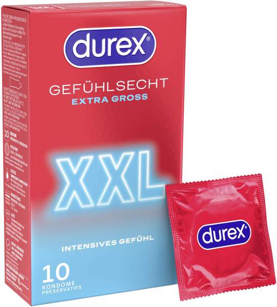 Durex Gefühlsecht XXL 10 Kondome