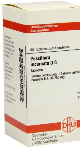 Passiflora Incarnata D6 Dhu 80 Tabletten