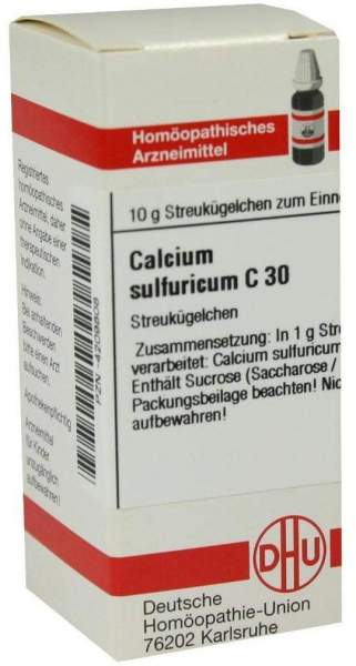 Calcium Sulfuricum C 30 Globuli