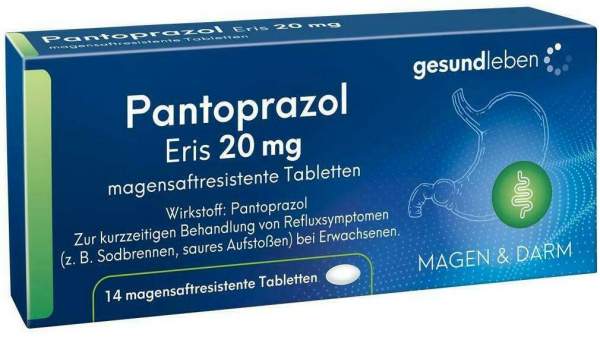 Pantoprazol Eris 20 mg Magensaftres.Tabletten