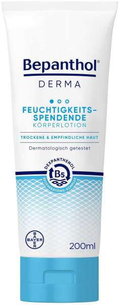 Bepanthol DERMA Feuchtigkeitsspendende Körperlotion 200 ml Tube