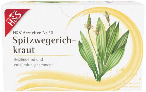 H&amp;S Spitzwegerichkraut 20 Filterbeutel