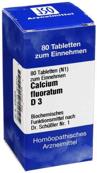 Biochemie 1 Calcium Fluoratum D 3 80 Tabletten