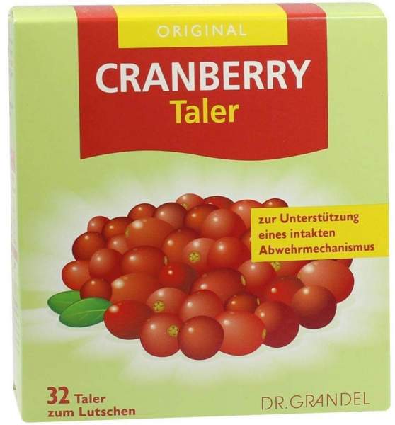 Cranberry Cerola Taler Grandel 32 Stück