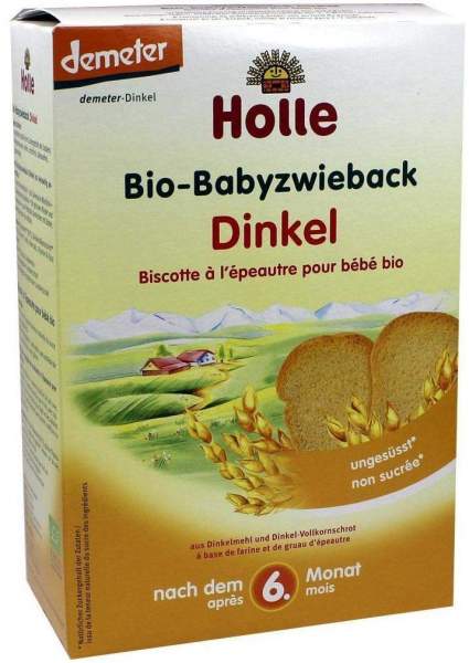 Holle Bio Baby Dinkel Zwieback 200 G