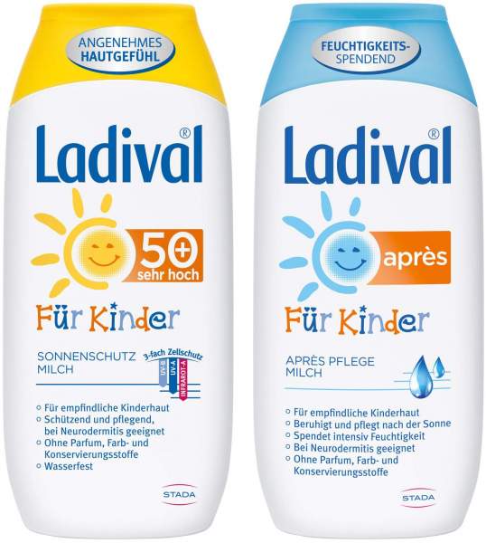 Ladival Kinder Milch LSF 50+ 200 ml + Kinder Apres Lotion 200 ml