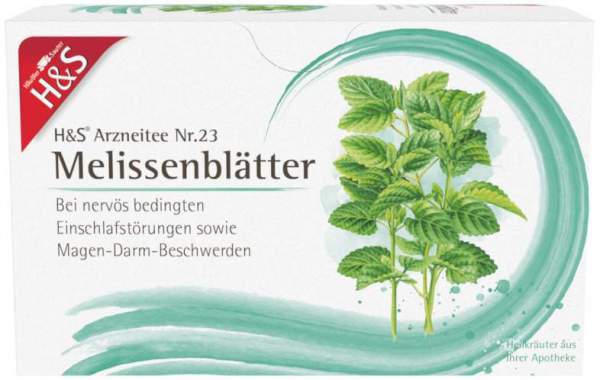 H &amp; S Melissentee 20 Filterbeutel