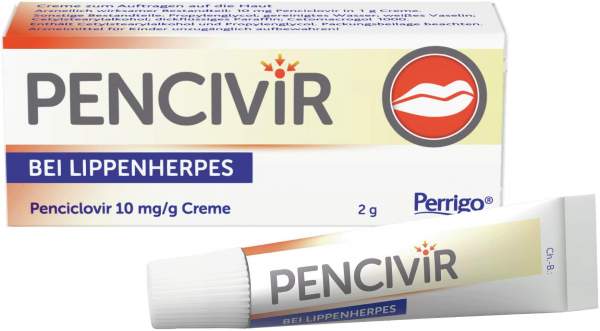 Pencivir bei Lippenherpes 2 g Creme