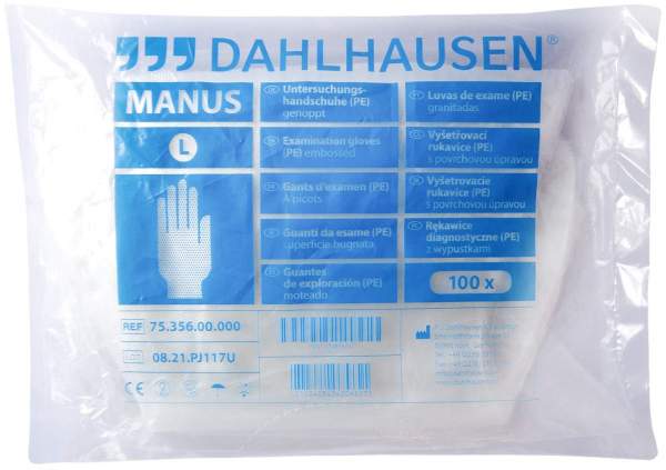 Handschuhe Pe Herren Gehämmert Polybtl. 100 Stk
