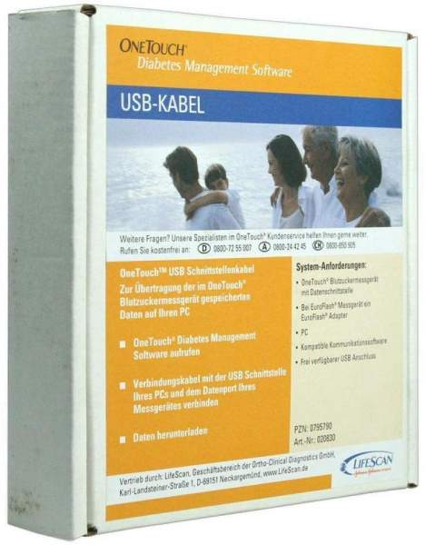 One Touch Diabetes Usb Interface Schnittstellen Kabel