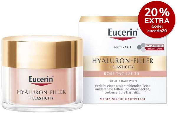 Eucerin Hyaluron Filler + Elasticity Rosé LSF 30 50 ml Creme