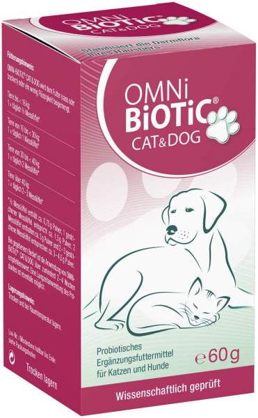 Omni Biotic Cat &amp; Dog Pulver 60 G
