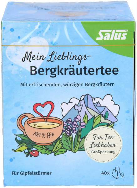 Mein Lieblings-Bergkräuter-Tee Bio Salus Fbtl.40 Stück