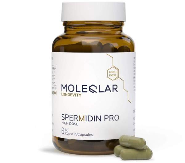 MoleQlar Longevity Spermidin PRO 60 Kapseln