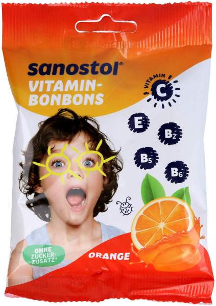 Sanostol Vitamin-Bonbons Orange 75 g