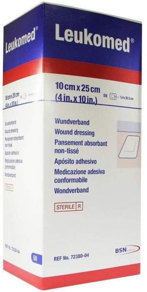Leukomed 50 Sterile Pflaster 10 X 25 cm