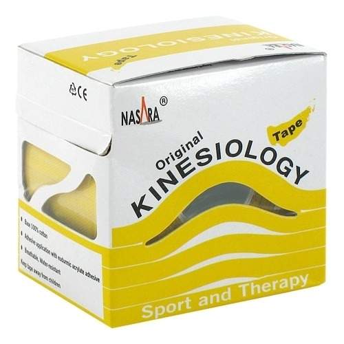 Nasara Kinesiology Tape 5cmx5m Gelb