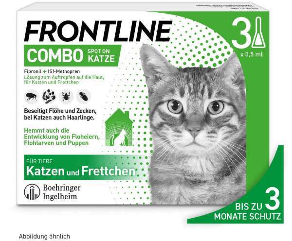 Frontline Combo Spot on Katze 3 Pipetten