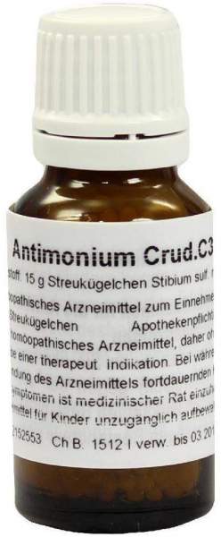 Antimonium Crudum C 30 Globuli