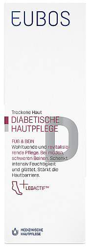 EUBOS DIABETISCHE HAUT Pflege Fuß+Bein Creme 100 ml EUBOS DIABETISCHE HAUT Pflege Fuß+Bein Creme 100 ml