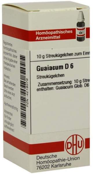 Guaiacum D 6 Globuli