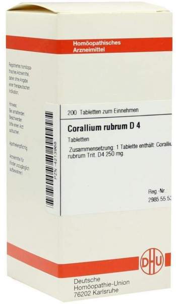 Corallium Rubrum D 4 Dhu 200 Tabletten