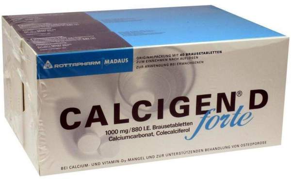 Calcigen D Forte 1000 mg und 880 I.E. 120 Brausetabletten