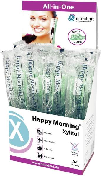 Miradent Einmalzahnbürste Happy Morning Xylitol
