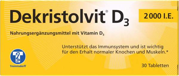 Dekristolvit D3 2.000 I.E. 30 Tabletten