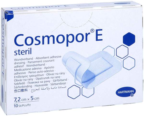 Cosmopor E Steril 5 X 7,2 cm 10 Stück
