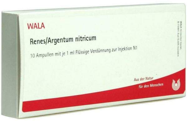 Wala Renes Argentum Nitricum 10 X 1 ml Ampullen