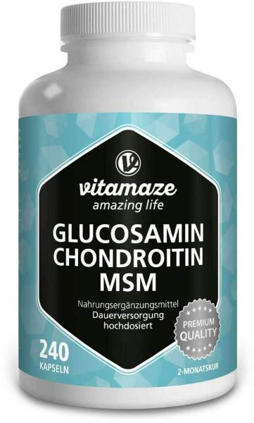 Glucosamin Chondroitin MSM Vitamin C 240 Kapseln