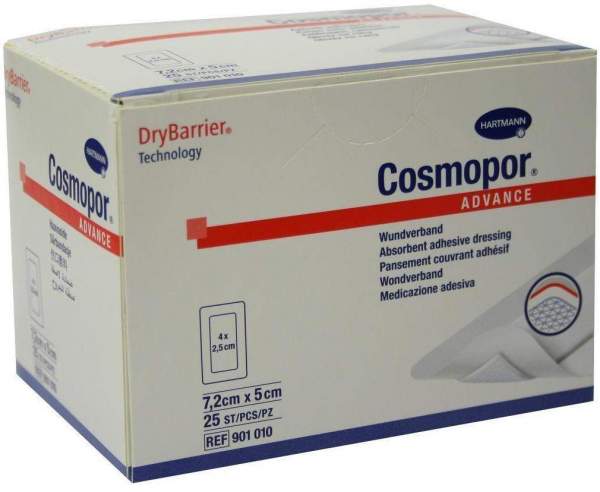 Cosmopor Advance 5 X 7,2 cm 25 Pflaster