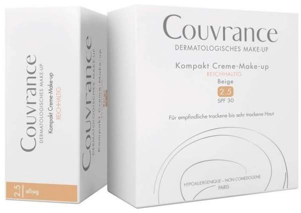 Avene Couvrance Kompakt Creme-Make-up reichhaltig beige 2.5 10 g