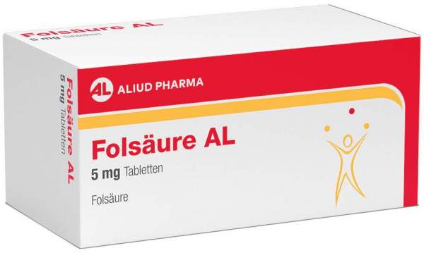 Folsäure AL 5 mg Tabletten 100 Stück