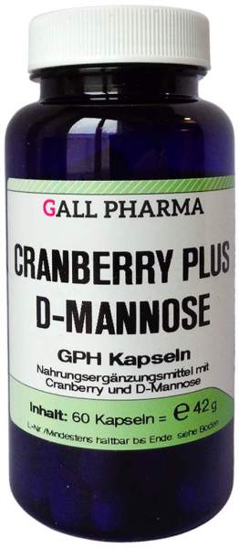 Cranberry plus D-Mannose GPH Kapseln 60 Stück