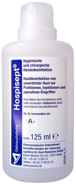 Hospisept Lösung 125 ml