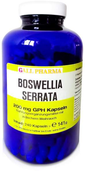 Boswellia Serrata 200 mg Indischer Weihrauch 240 Kapseln