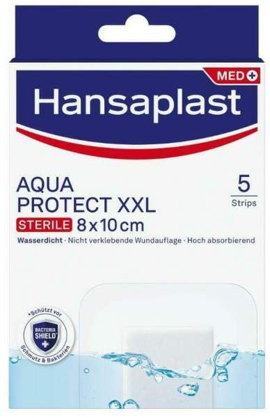 Hansaplast Aqua Protect XXL Pflaster 8 x 10 cm 5 Pflaster