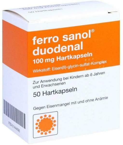 Ferro Sanol Duodenal 50 Hartkps. mit magensaftres. überzogenen Pellets
