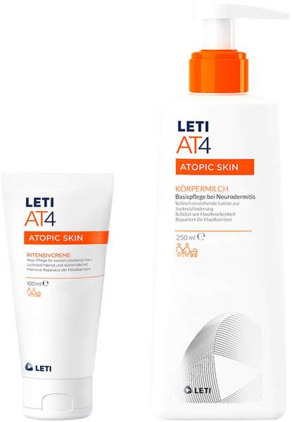 LETI AT4 Intensivcreme 100 ml + LETI AT4 Körpermilch 250 ml