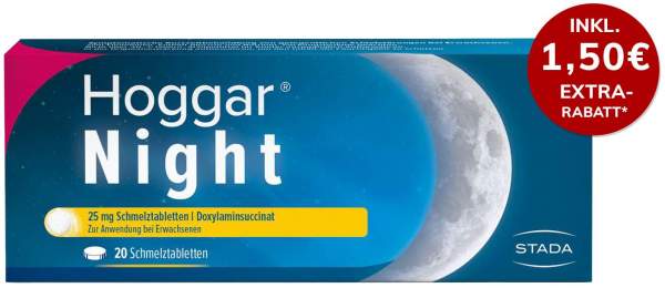 Hoggar Night 25 mg 20 Schmelztabletten