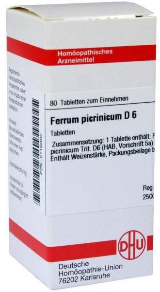 DHU Ferrum picrinicum D6 80 Tabletten