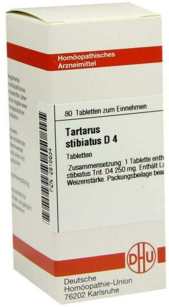 Tartarus Stibiatus D 4 Tabletten
