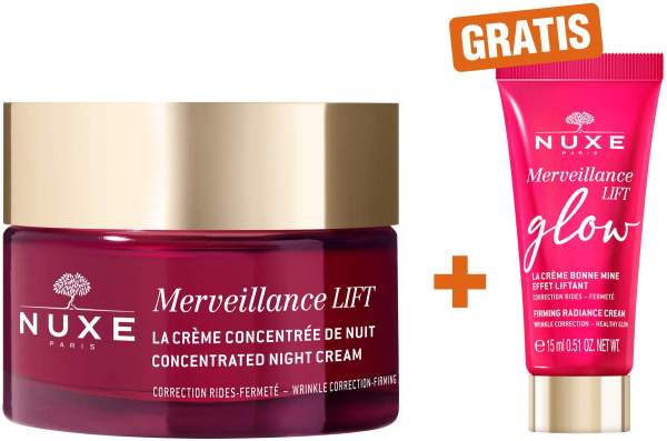 NUXE Merveillance Lift konzentrierte Nachtcreme 50 ml + gratis Merveillance Lift Glow 15 ml