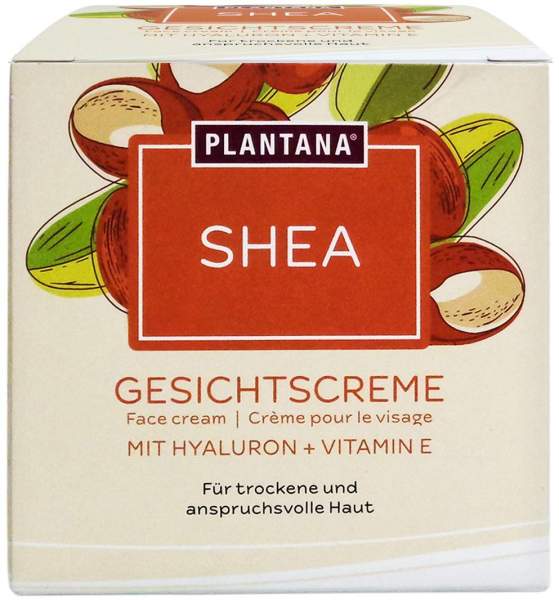 Plantana Shea Gesichtscreme Hyaluron &amp; Vitamin E 50 ml