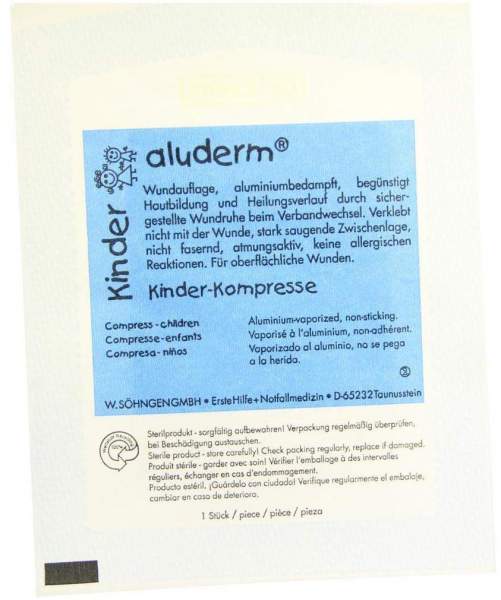 Aluderm Kinder Kompressen 8x6cm